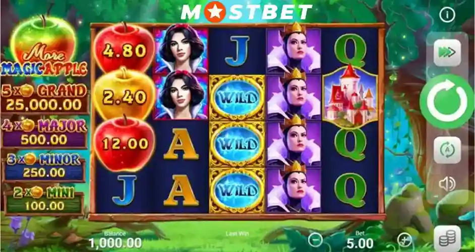 Mostbet onlayn kazinoda More Magic Apple oynayın